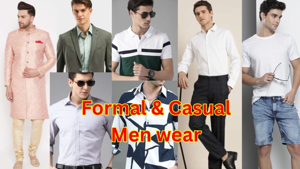 Men wears shirts paints jeans tshirts